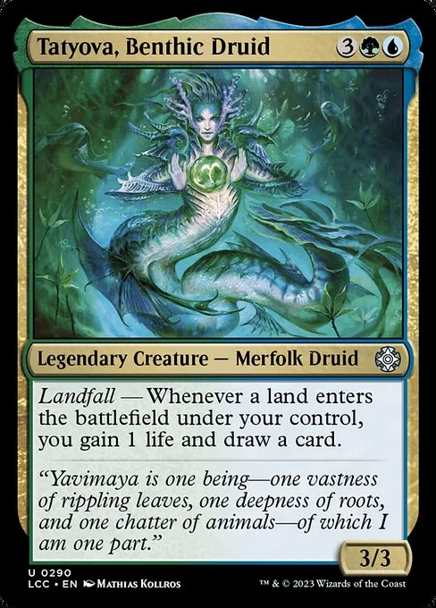 Tatyova, Benthic Druid · The Lost Caverns of Ixalan Commander 290/370
