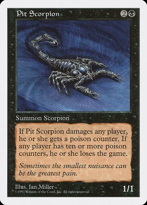 Pit Scorpion · Fifth Edition 187/460