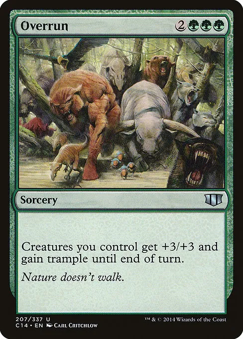 Overrun · Commander 2014 207/337
