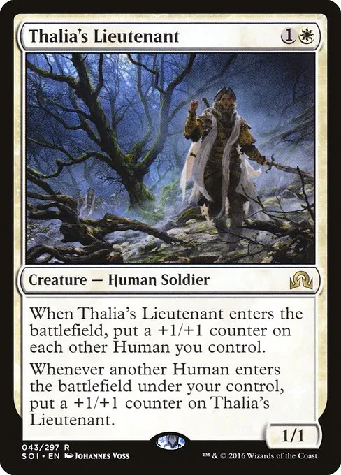 Thalia's Lieutenant · Shadows over Innistrad 43/302