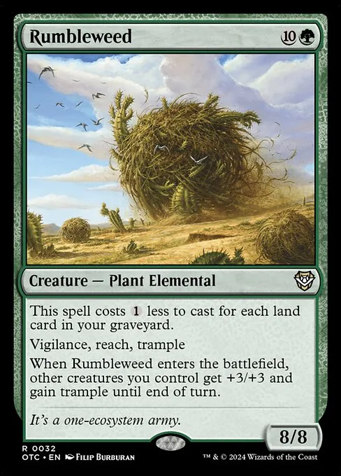 Rumbleweed · Outlaws of Thunder Junction Commander 32/342