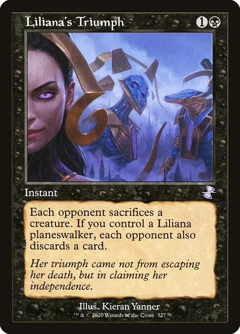 Liliana's Triumph · Time Spiral Remastered 327/411