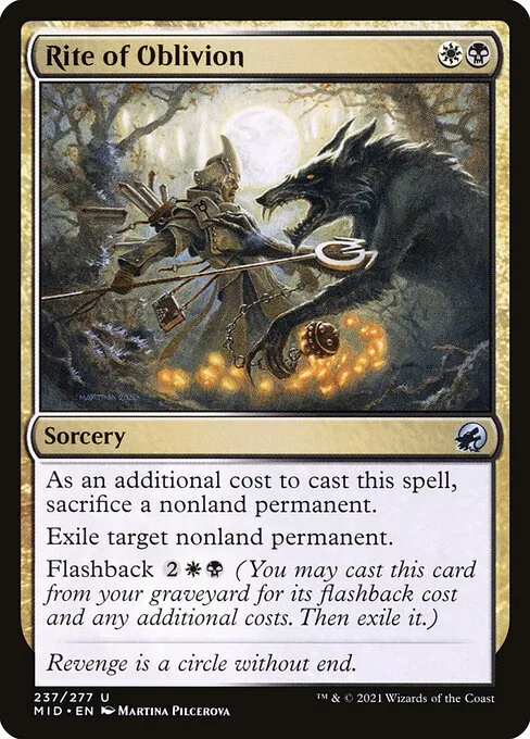 Rite of Oblivion · Innistrad: Midnight Hunt 237/399