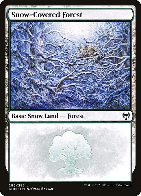 Snow-Covered Forest · Kaldheim 285/425
