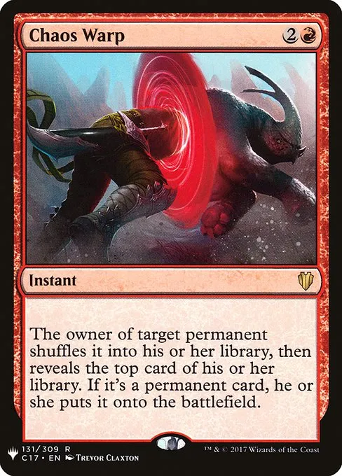 Chaos Warp · The List C17-131/5050