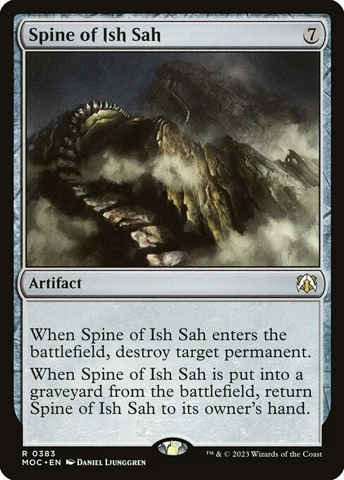 Spine of Ish Sah · March of the Machine Commander 383/450