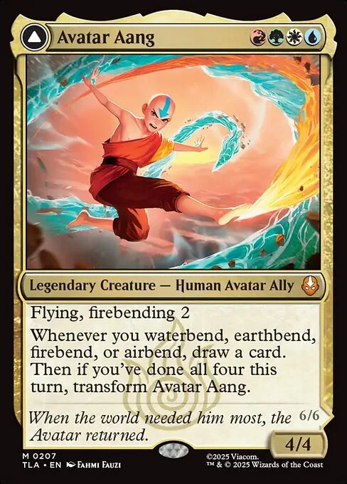 Avatar Aang // Aang, Master of Elements · Avatar: The Last Airbender 207/394
