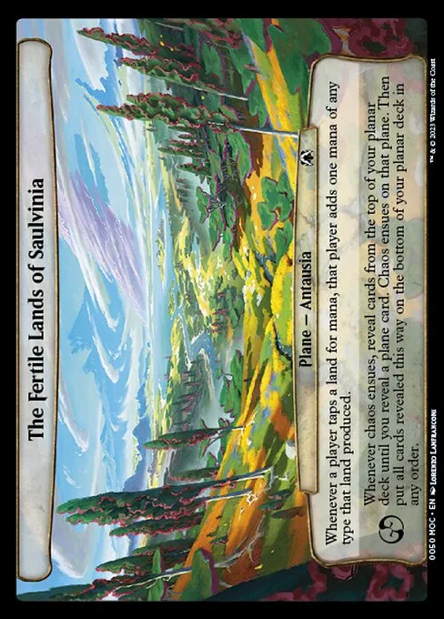 The Fertile Lands of Saulvinia · March of the Machine Commander 50/450