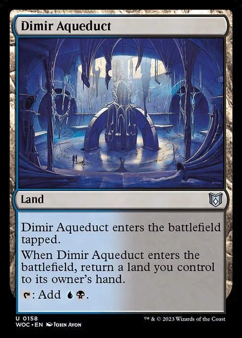 Dimir Aqueduct · Wilds of Eldraine Commander 158/173