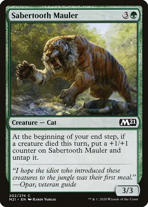 Sabertooth Mauler · Core Set 2021 202/397