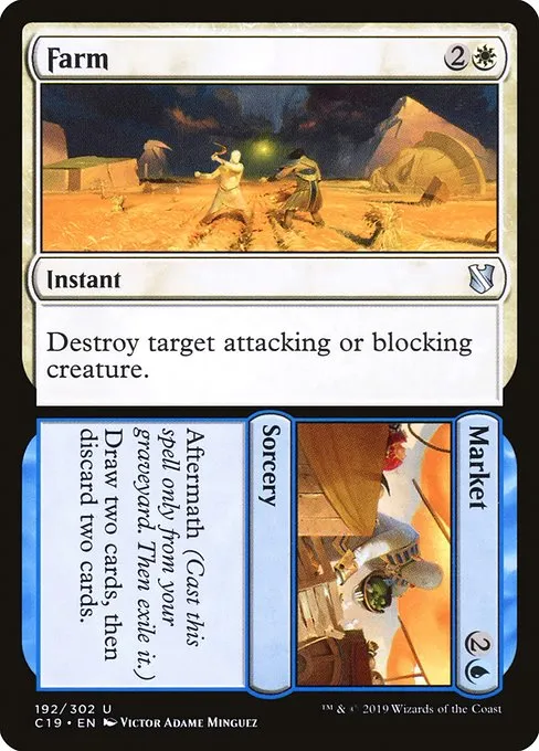 Farm // Market · Commander 2019 192/302