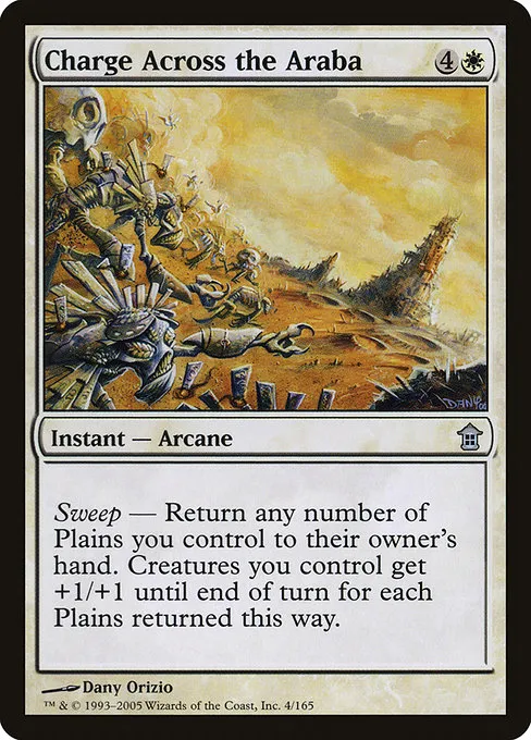 Charge Across the Araba · Saviors of Kamigawa 4/165