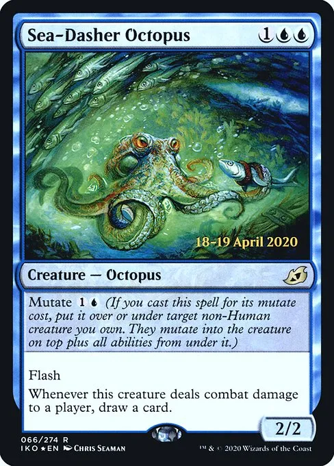 Sea-Dasher Octopus · Ikoria: Lair of Behemoths Promos 66s/137