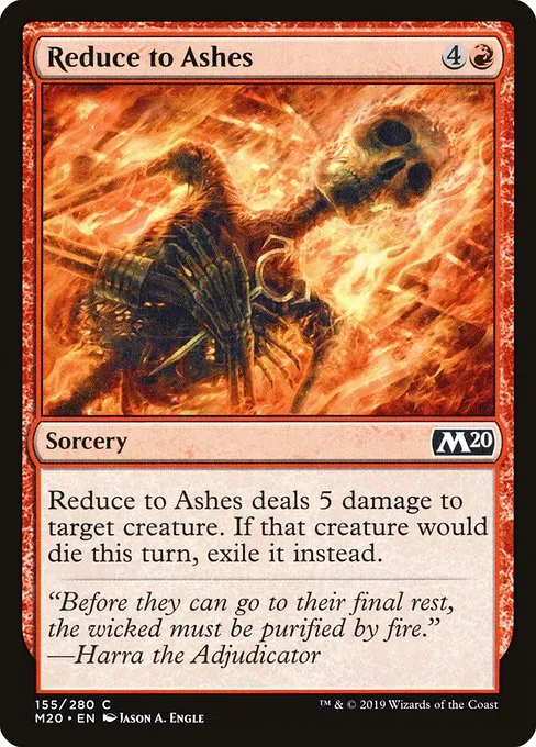 Reduce to Ashes · Core Set 2020 155/346