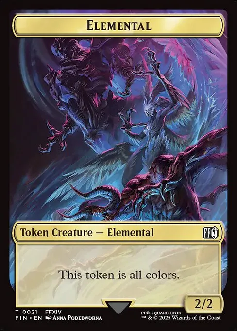 Elemental · Final Fantasy Tokens 21/37