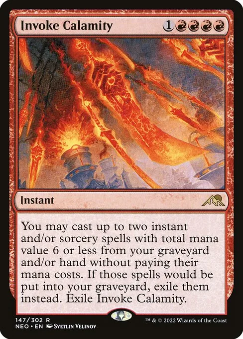 Invoke Calamity · Kamigawa: Neon Dynasty 147/531