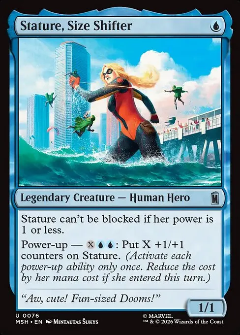 Stature, Size Shifter · Marvel Super Heroes 76/24