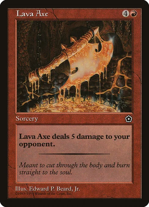 Lava Axe · Portal Second Age 107/165
