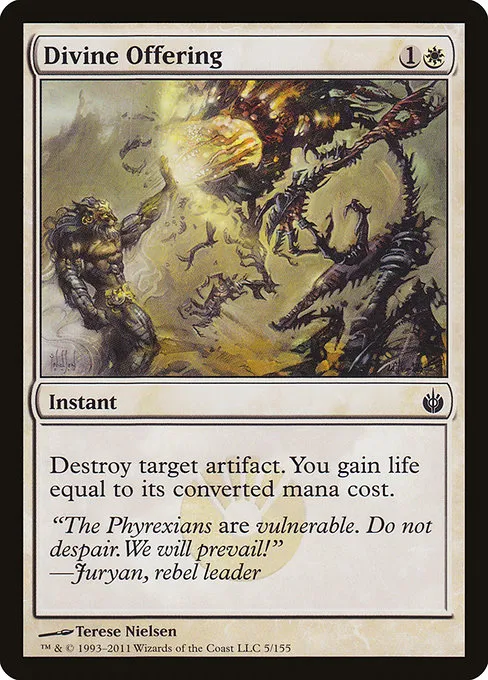 Divine Offering · Mirrodin Besieged 5/155