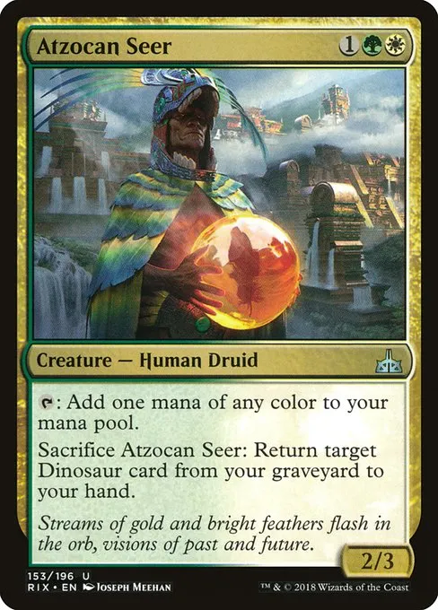 Atzocan Seer · Rivals of Ixalan 153/205