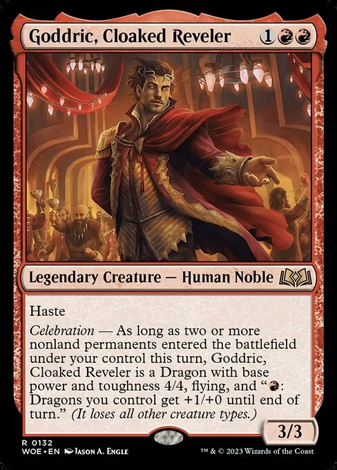 Goddric, Cloaked Reveler · Wilds of Eldraine 132/381