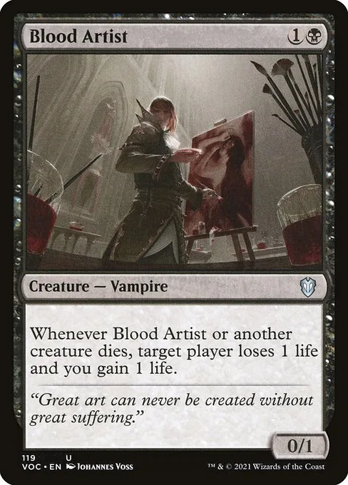 Blood Artist · Crimson Vow Commander 119/188