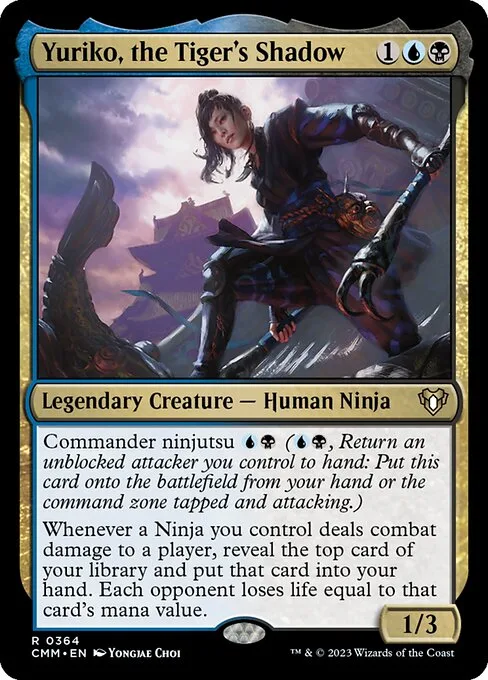 Yuriko, the Tiger's Shadow · Commander Masters 364/1067
