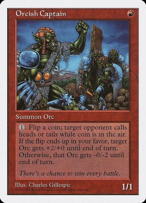 Orcish Captain · Fifth Edition 254/460