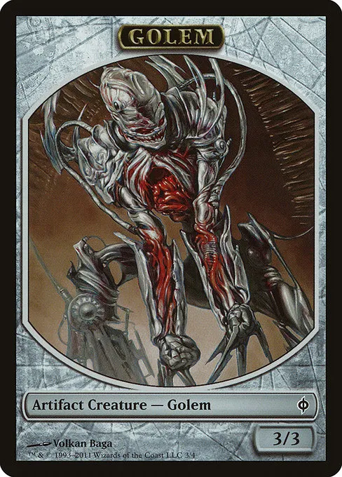 Golem · New Phyrexia Tokens 3/5