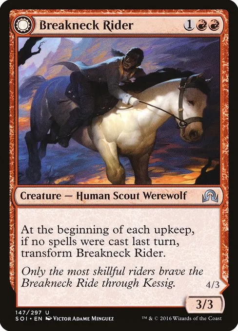 Breakneck Rider // Neck Breaker · Shadows over Innistrad 147/302