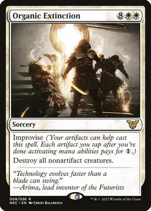 Organic Extinction · Neon Dynasty Commander 8/179