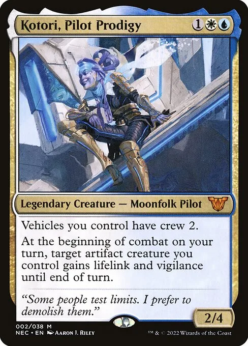 Kotori, Pilot Prodigy · Neon Dynasty Commander 2/179
