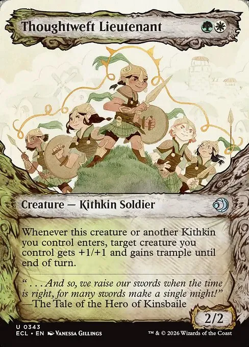 Thoughtweft Lieutenant · Lorwyn Eclipsed 343/408