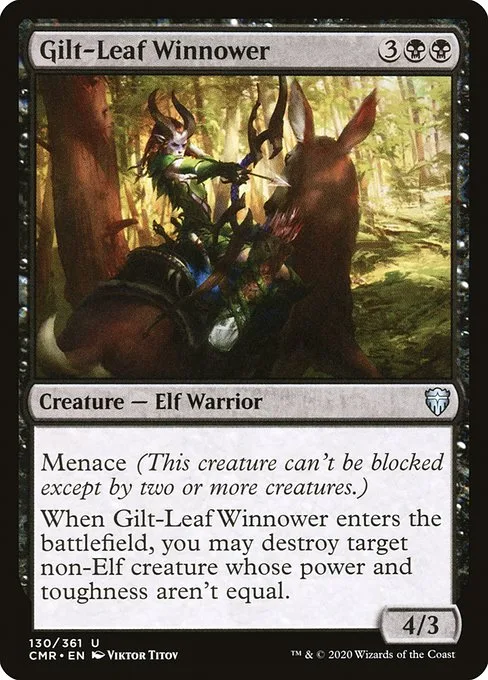 Gilt-Leaf Winnower · Commander Legends 130/718