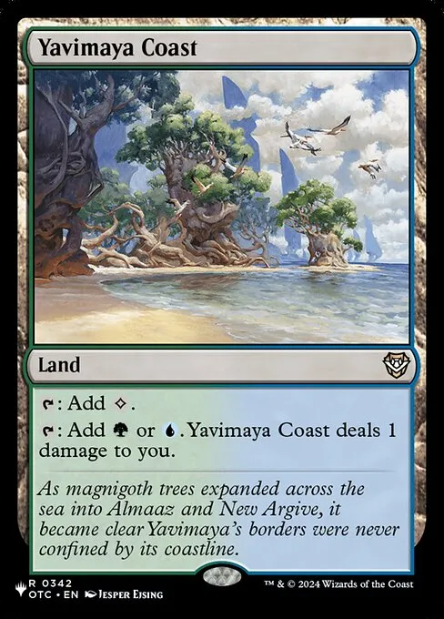 Yavimaya Coast · The List OTC-342/5050