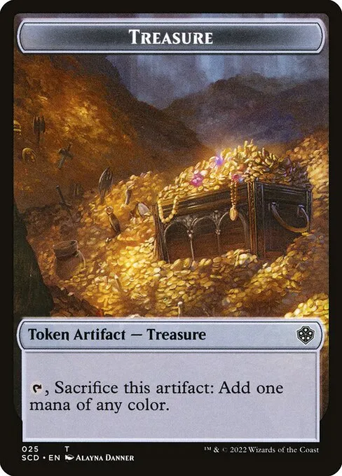 Treasure · Starter Commander Deck Tokens 25/27