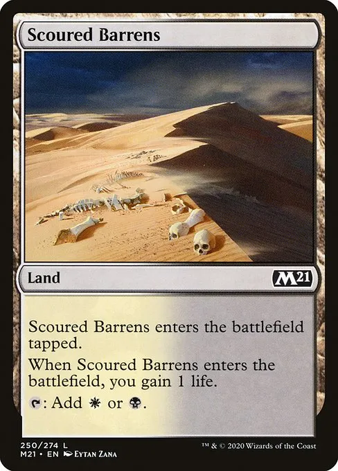 Scoured Barrens · Core Set 2021 250/397