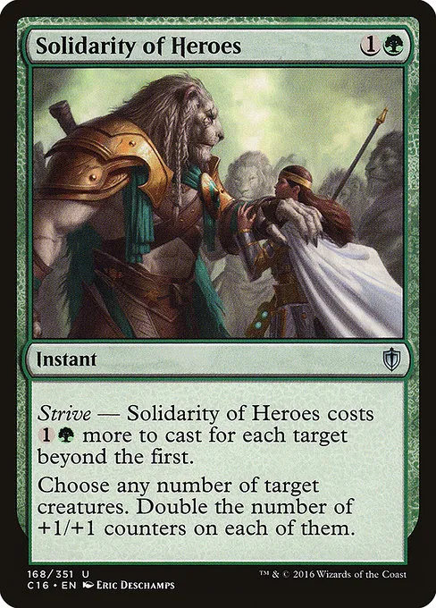 Solidarity of Heroes · Commander 2016 168/351