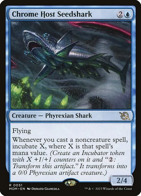 Chrome Host Seedshark · March of the Machine 51/387