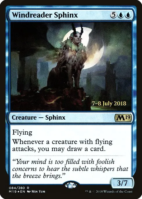 Windreader Sphinx · Core Set 2019 Promos 84s/95