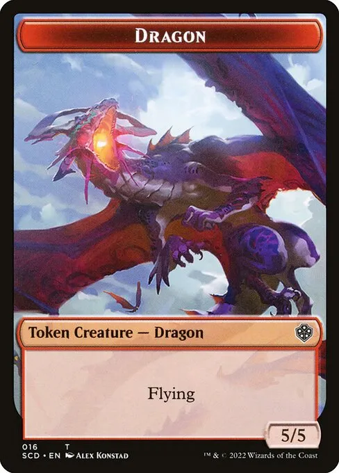 Dragon · Starter Commander Deck Tokens 16/27