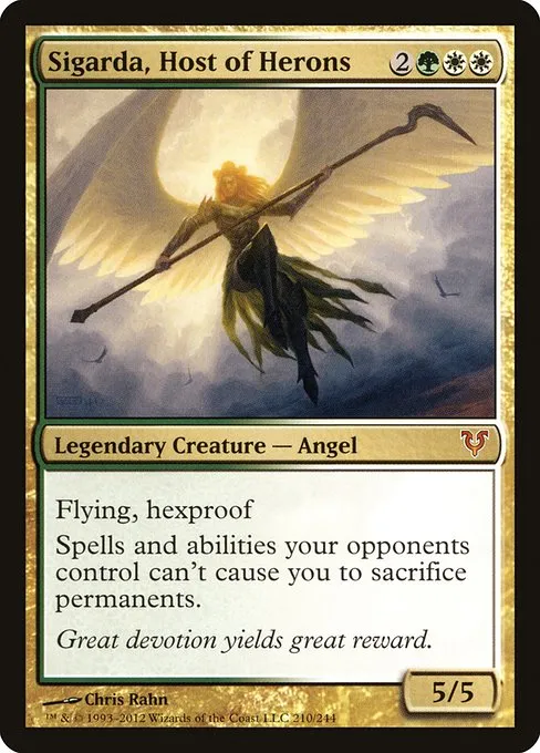 Sigarda, Host of Herons · Avacyn Restored 210/244