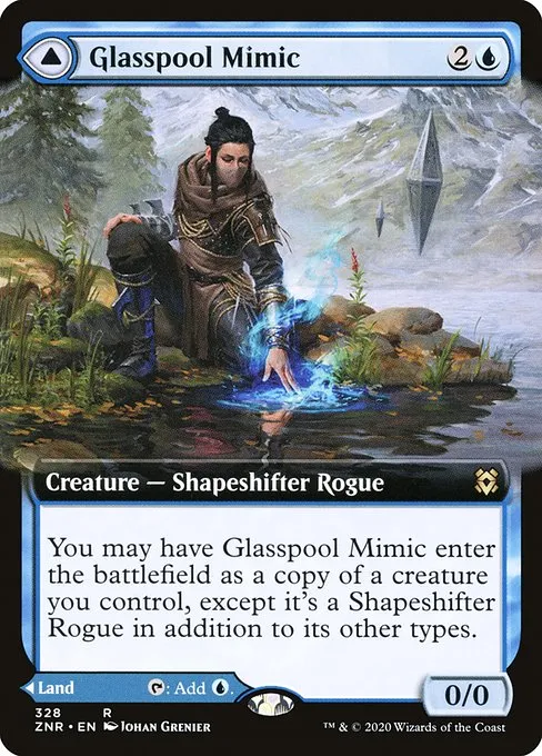 Glasspool Mimic // Glasspool Shore · Zendikar Rising 328/407
