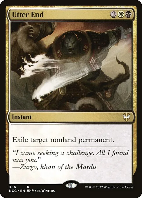 Utter End · New Capenna Commander 356/447