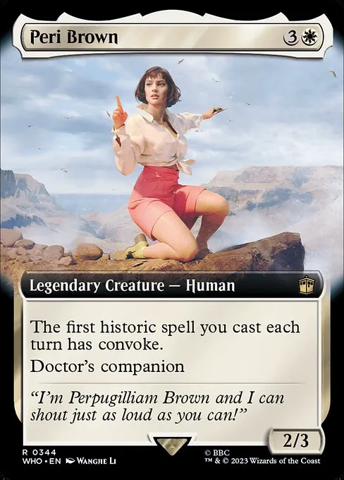 Peri Brown · Doctor Who 344/1178
