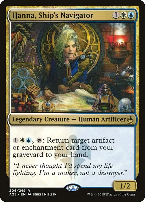 Hanna, Ship's Navigator · Masters 25 206/249