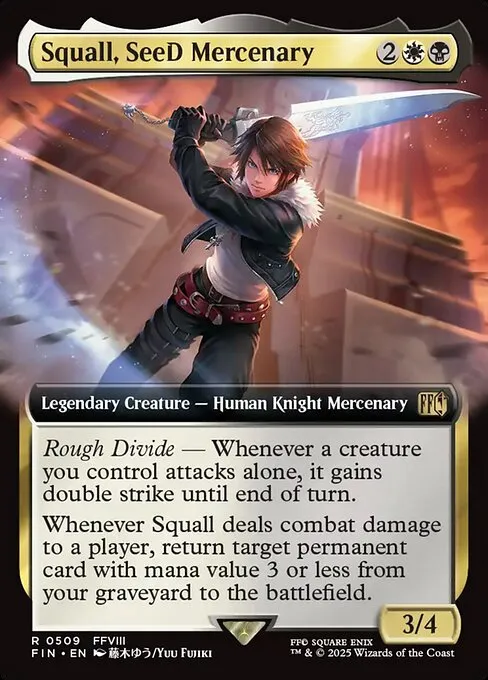 Squall, SeeD Mercenary · Final Fantasy 509/599