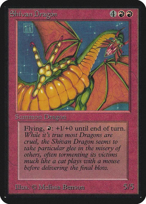 Shivan Dragon · Limited Edition Alpha 174/295