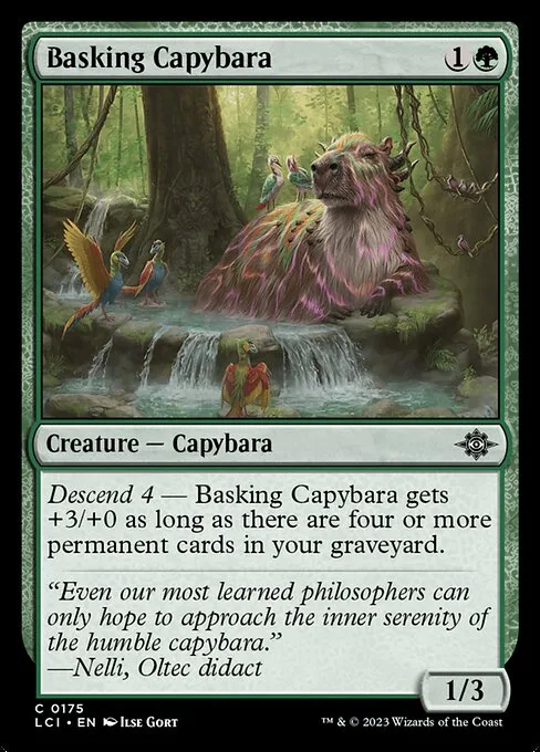 Basking Capybara · The Lost Caverns of Ixalan 175/416