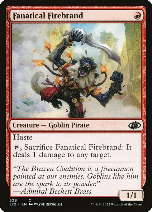 Fanatical Firebrand · Jumpstart 2022 528/835